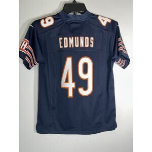 Chicago Bears Tremaine Edmunds #49 Navy Blue Jersey Youth Size Medium